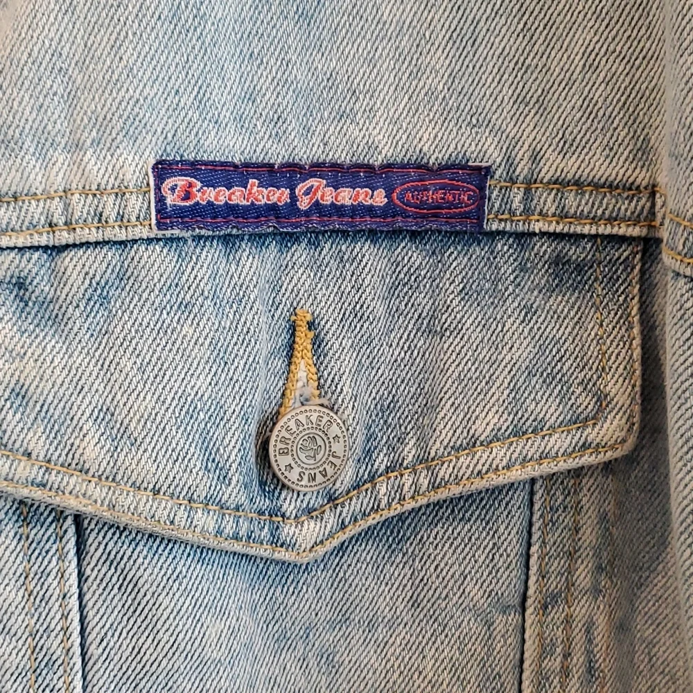 Vintage Breaker Jeans Blue Jacket - Picture 3 of 7